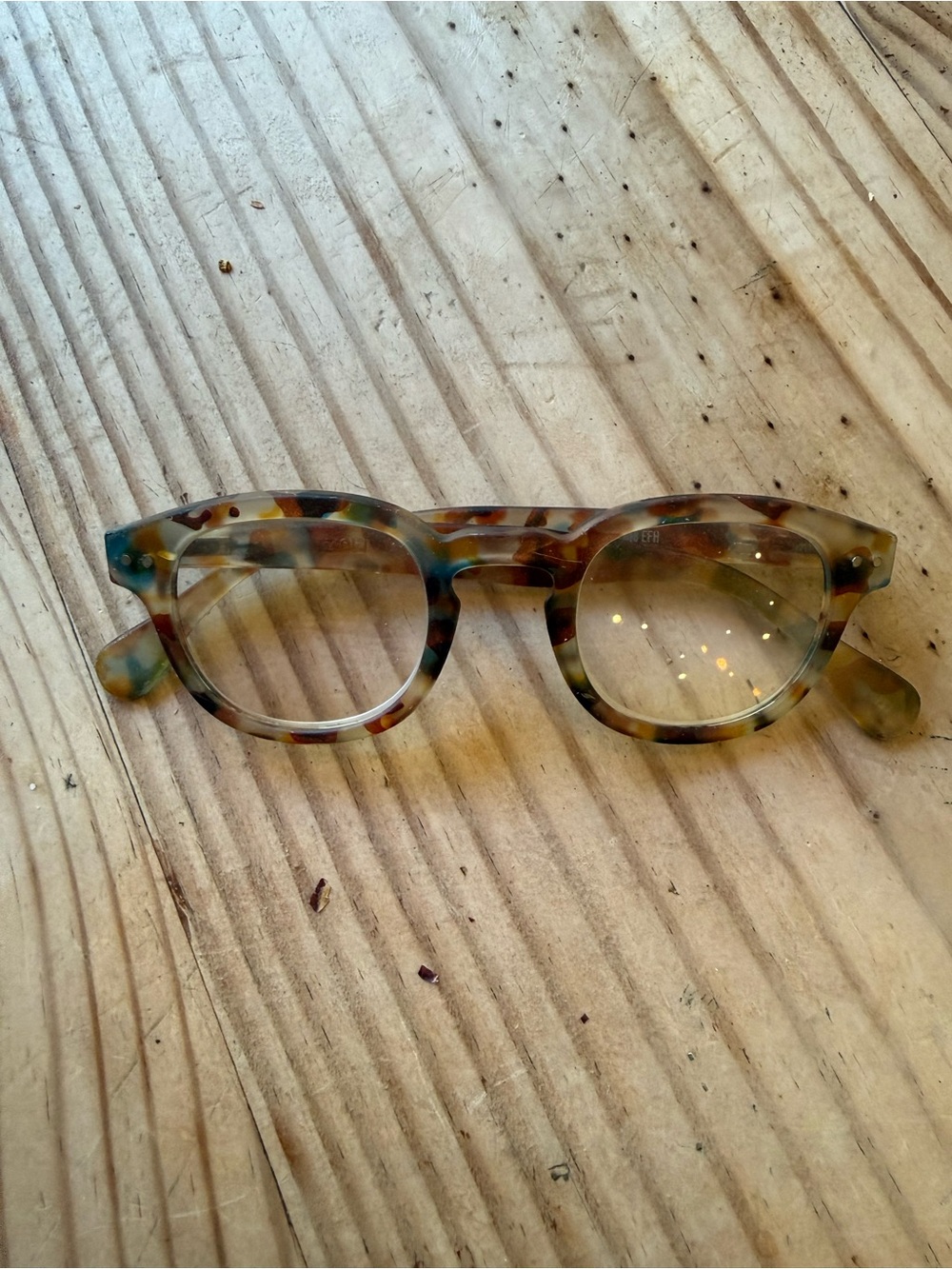 Tortoiseshell Round Acetate Women's Eyeglass Frames - Multicolor Tortoise